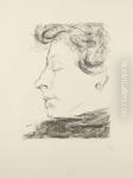 Une Femme Cousant - view 1