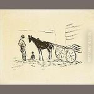 La Charrette by Albert Marquet