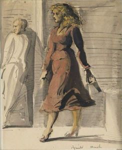 Woman Walking by Reginald Marsh
