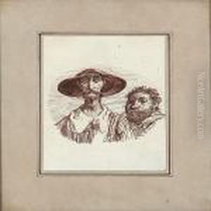 Don Quixote & Sancho Panza by Wilhelm Marstrand