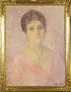 Portrait De Femme by Paul Jean Martel