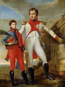 Louis Bonaparte (1778-1846) King of Holland and Louis Napoleon (1804-31) Crown Prince of Holland, c.1806 by Jean Baptiste Joseph Wicar