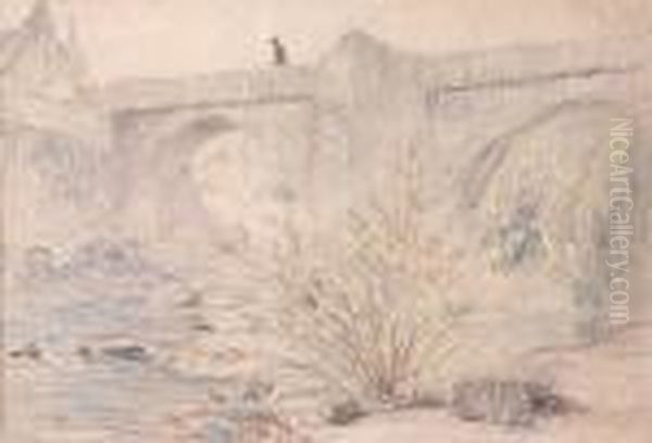 Personnage Sur Un Pont - view 1