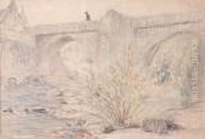 Personnage Sur Un Pont