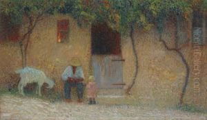 Paysan Devant Sa Maison A Labastide Du Vert