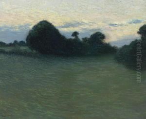 Paysage, Crepuscule by Henri Martin