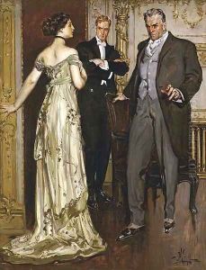 Woman in a Green Dress by Albert B. Wenzell