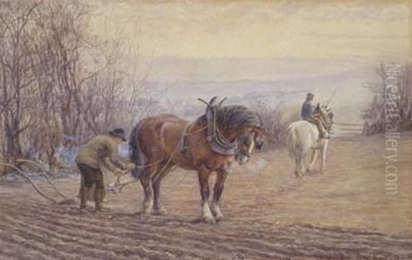 Adjusting The Plough - view 1