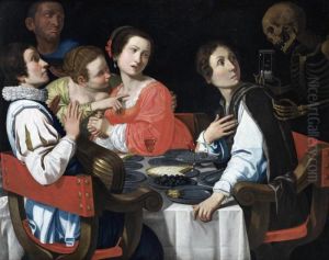 Death Comes To The Dinner Table by Giovanni Martinelli