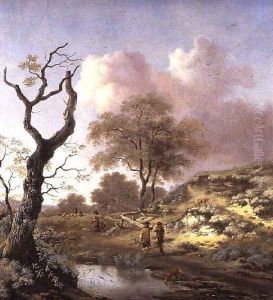A Hilly Landscape, early 1660s by Jan Wijnants