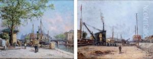Paris, Les Quais Animes by Gustave Mascart