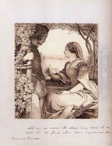 The Princess, Tennyson - Ask Me No More by John Dawson Watson