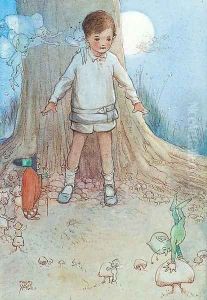 A jester and a country girl by John Dawson Watson