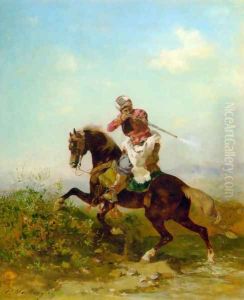 An Arab Warrior by Georges Washington