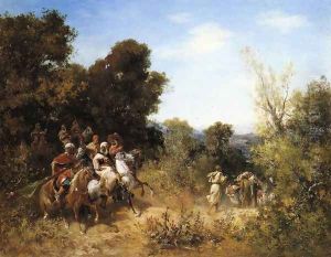 Arab Horsemen by Georges Washington
