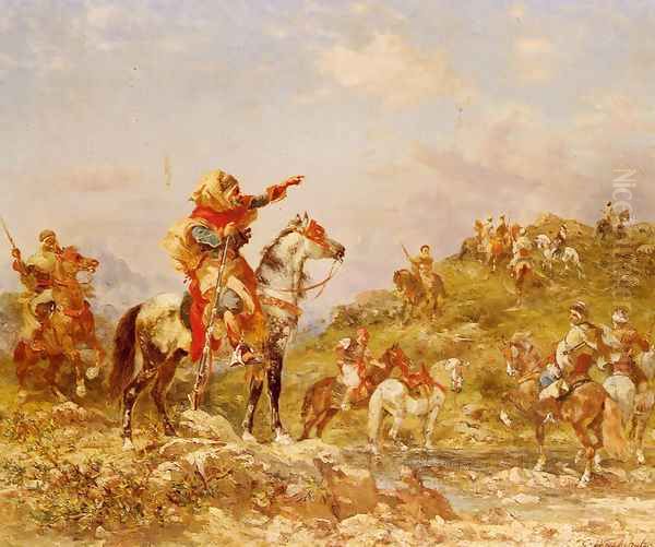 Arab Warriors on Horseback - view 1