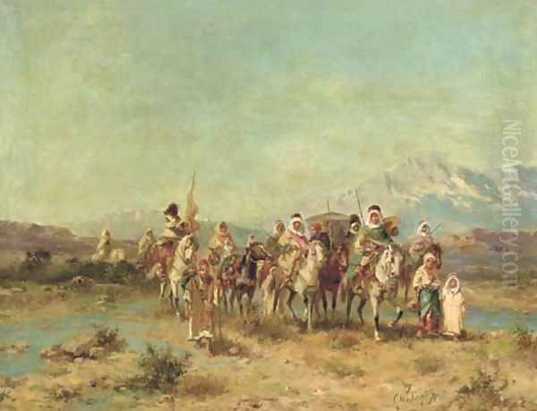 An Arab Caravan - view 1