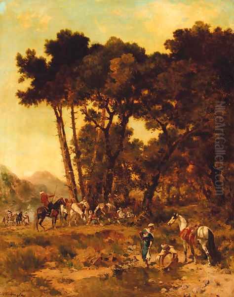 An Arab encampment - view 1