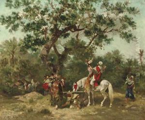 Bedouins gathering Food by Georges Washington