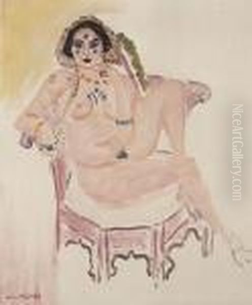 Nu (odalisque Rose Au Fauteuil) - view 1