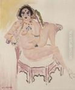 Nu (odalisque Rose Au Fauteuil) by Henri Matisse