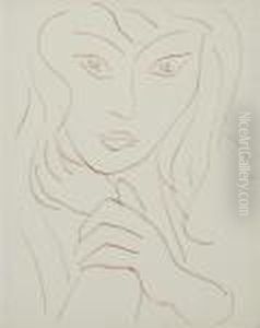 One Plate From Visages by Henri Matisse