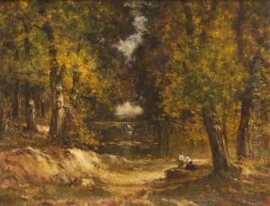 Scene De Sous-bois Anime by Francois Maury