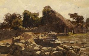 Riviere En Sous-bois by Francois Maury