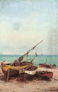Bateaux de peches sur la plage 2
