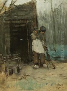 The Sweeper by Anton Mauve