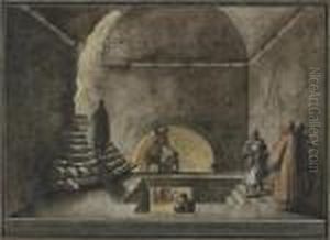 Views Of Bethany: The Interior Of The Supposed Tomb Of Lazarus