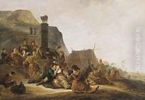 The Adoration of the Golden Calf by Gerrit de Wet