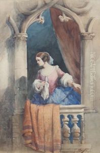 Dama Al Balcone by Salvatore Mazza