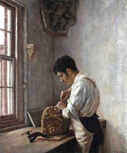 The Wood Carver by Edgar Melville Ward