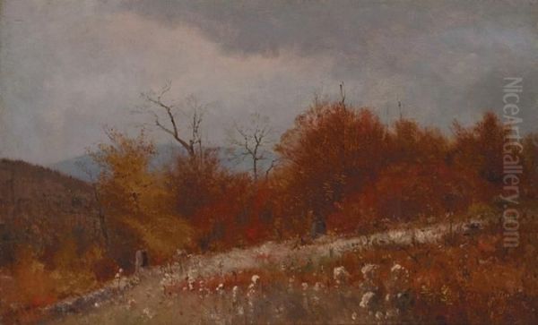Mountain Pasture, Autumn - view 1