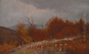 Mountain Pasture, Autumn by Jervis McEntee