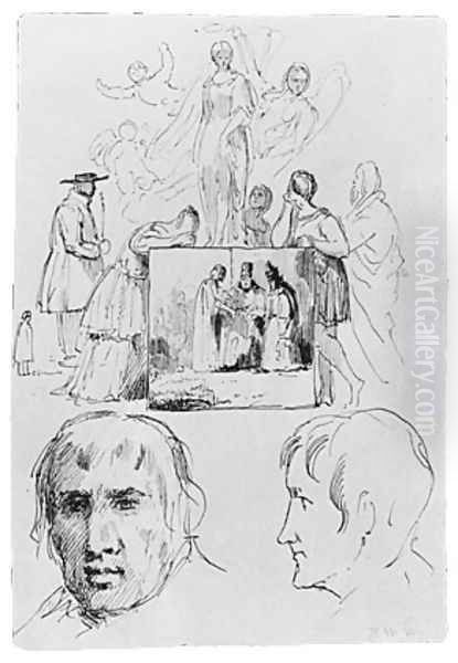 Sketches (from McGuire Scrapbook) - view 1