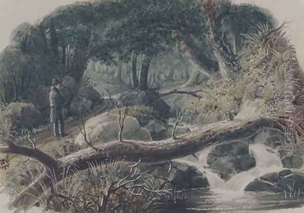 The Entrance to a Wood - view 1