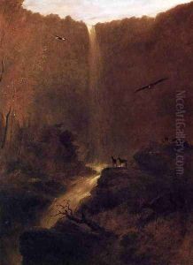 Katterskill Falls, New York by Robert Walter Weir