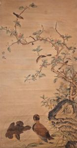 Ducks Near The Water by Chen Mei