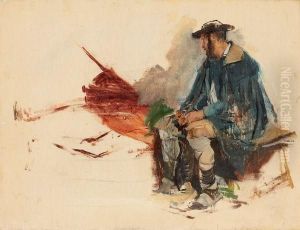 Etude D'un Homme Assis