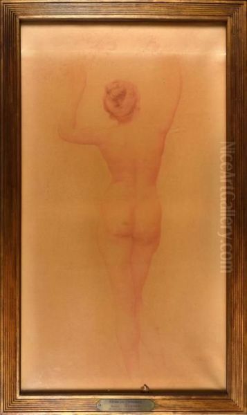Etude De Femme Nue De Dos - view 1