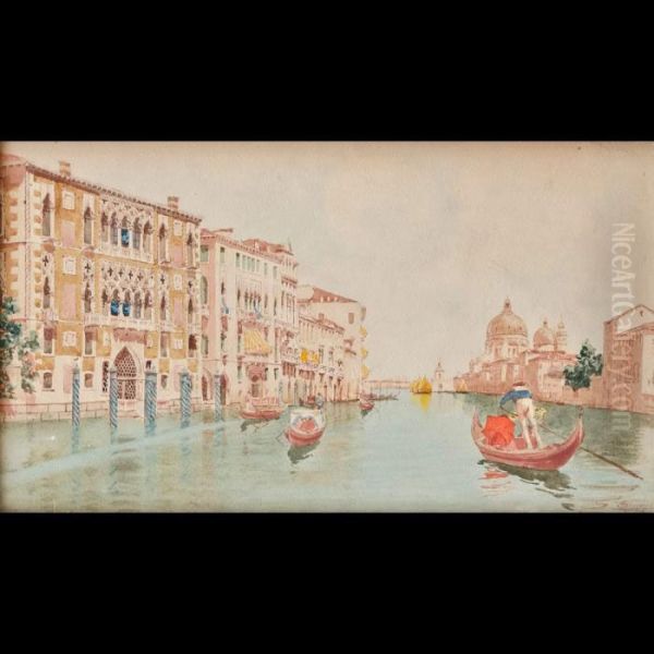 Veduta Del Canal Grande Dall'accademia Verso Il Bacino Di San Marco - view 1