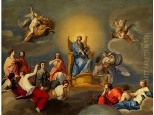 Die Theologischen Und Sittlichen Tugenden Mit Den Kardinalstugenden by Anton Raphael Mengs