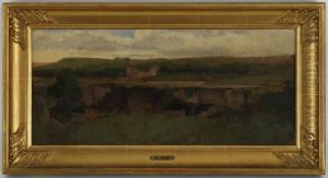 Paysage De Campagne by Barthelemy Menn