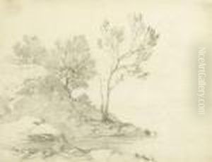 Landscape With Lake by Barthelemy Menn