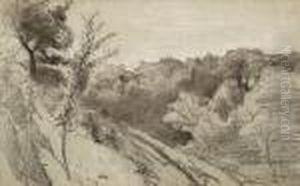 Landschaftsstudie by Barthelemy Menn
