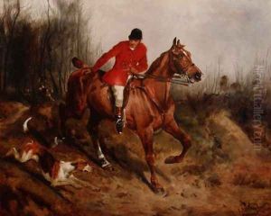 Hunting Scene by John Alfred Wheeler
