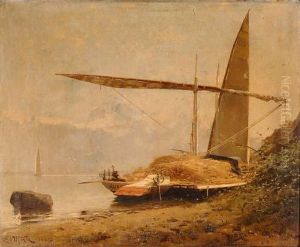 Vaudoise Sur Le Lac Leman by Edouard Menta