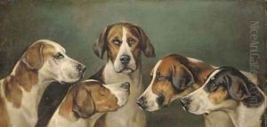 A family of hounds by John Alfred Wheeler